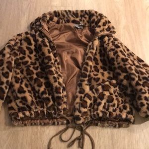 Cheetah fur jacket